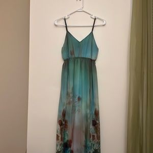 Anthropologie Floral Maxi